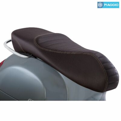 Pi673322 Saddle GTS Complete Brown Piaggio 250 Vespa GTV 2006-2009