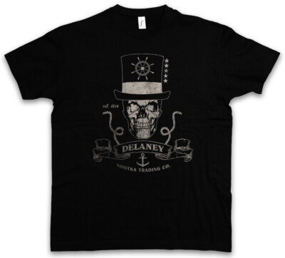 DELANEY NOOTKA TRADING CO. T-SHIRT Company James Taboo Island Logo Symbol Sign