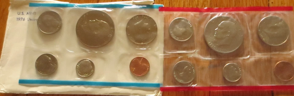 1971 to 1979 US Mint Mint Sets 9 sets P & D Uncirculated Good cheaper price - Image 3 of 4