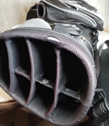 Callaway Black Golf Bag 7 Way Dividers (No Cart) Carry Handle Shoulder Strap - Picture 16 of 18