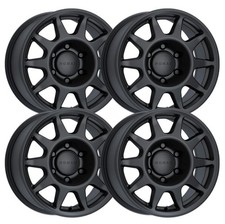 Set-4 Nomad Touring Satin Black 17x8.5 5x150 0mm Wheels Rims 17 Inch