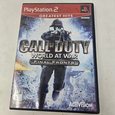 Call of Duty World at War Final Fronts PS2 PlayStation 2 Greatest Hits CIB