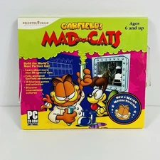 Garfield's Mad About Cats PC CD-ROM Software Children's Video Game