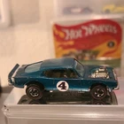 Hot Wheels King Kuda Blue Diecast Car 1:64 Redlines Limited Edition 1969