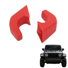Tow Hook Covers 2 Pcs Trailer Hitch Receiver Cover For Jeep Wrangler 