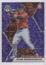 2021 Panini Mosaic Rookie Quick Pitch Purple Prizm 39/50 Ryan Mountcastle 05cr