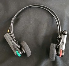 Vintage Sony SRF-R7 FM/AM Stereo Receiver Radio Black Headphones -01