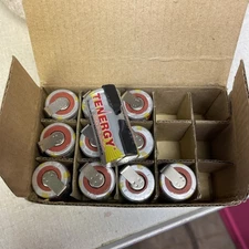 Set Of 11 Tenergy 2200mAh SubC NiCd Rechargeable Batteries w/ Tab 1.2V