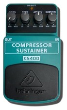 BEHRINGER CS400 Sustainer Compressor Pedal 5701 Tested Works