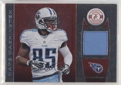 2013 Panini Totally Certified Materials Red 34/299 Nate Washington #34 1o3