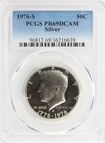 1976-S PCGS PR69 DCAM Silver 50C
