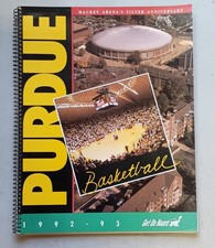 92-93 Purdue Boilermakers Basketball Media Guide