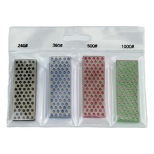 4pcs Snowboard Ski Edge Bevel Tuning Ski Wax Kit File 240/360/500/1000 Grit