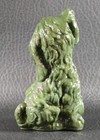 Boyd's Crystal Art Glass SKIPPY the DOG #4 ENGLISH YEW Green 1-26-83 NOS — photo 2