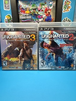Uncharted 2: Among Thieves and Uncharted 3: Drake's Deception PlayStation 3 Game