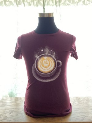 Animal Crossing The Roost Coffee T-Shirt (Size Ladies/Junior XL) (Maroon Color)