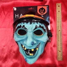 Eil Roth's HAUNT Witch Plastic Half Mask - Trick or Treat Studios