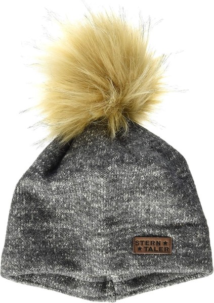 Sterntaler Baby-MäDchen MüTze Beanie Hat, StrickmüTze, Eisengrau, 49-image