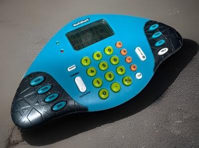 Educational Insights Math Shark Handheld Electronic Math Game Calculator U15
