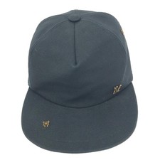 LOUIS VUITTON Baseball Cap MP2481 Black Canvas Gold LV Logo Spider Butterfly TU