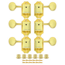 3L3R Small-Ellipse Guitar Tuning Pegs Machine Heads for LP EPI or Acoustic Gold