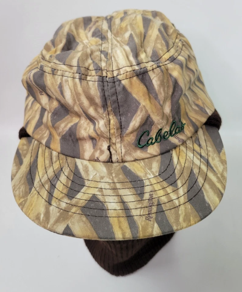 NWT Vtg Cabelas Camo Hunting Hat w. Knit Gaiter Cover Remington Goretex XL - Image 2 of 4