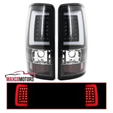 Black Tail Lights Fits 2000-2006 Chevy Suburban Tahoe GMC Yukon Denali LED Bar