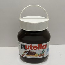 Contenitore barattolo VUOTO Nutella gigante edizione limitata da collezione manico 11"
