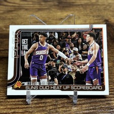 2025-26 Topps #294 Heat Check!: Suns Duo Heat Up Scoreboard