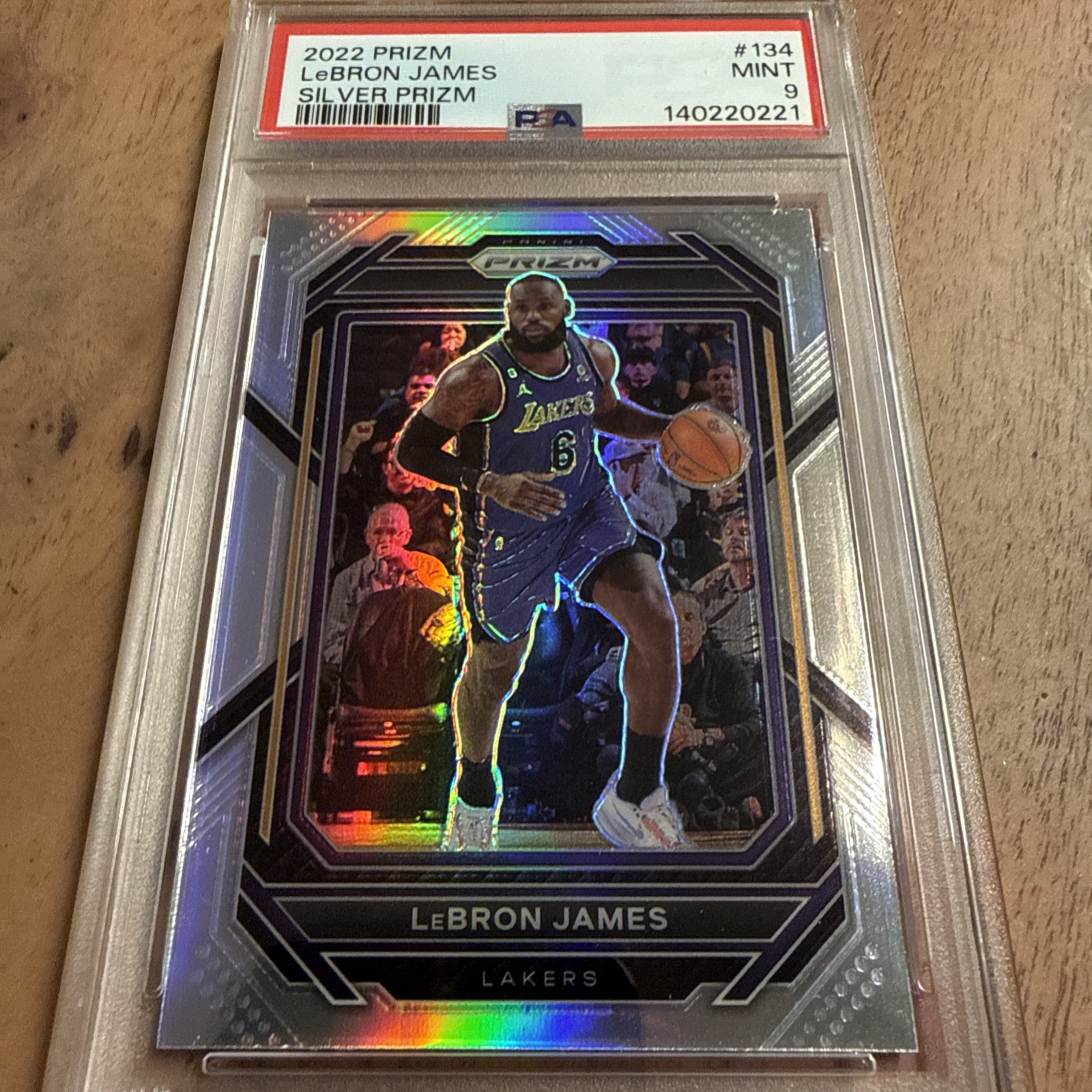 2022 PANINI PRIZM 134 LeBRON JAMES SILVER PRIZM🔥🔥🔥