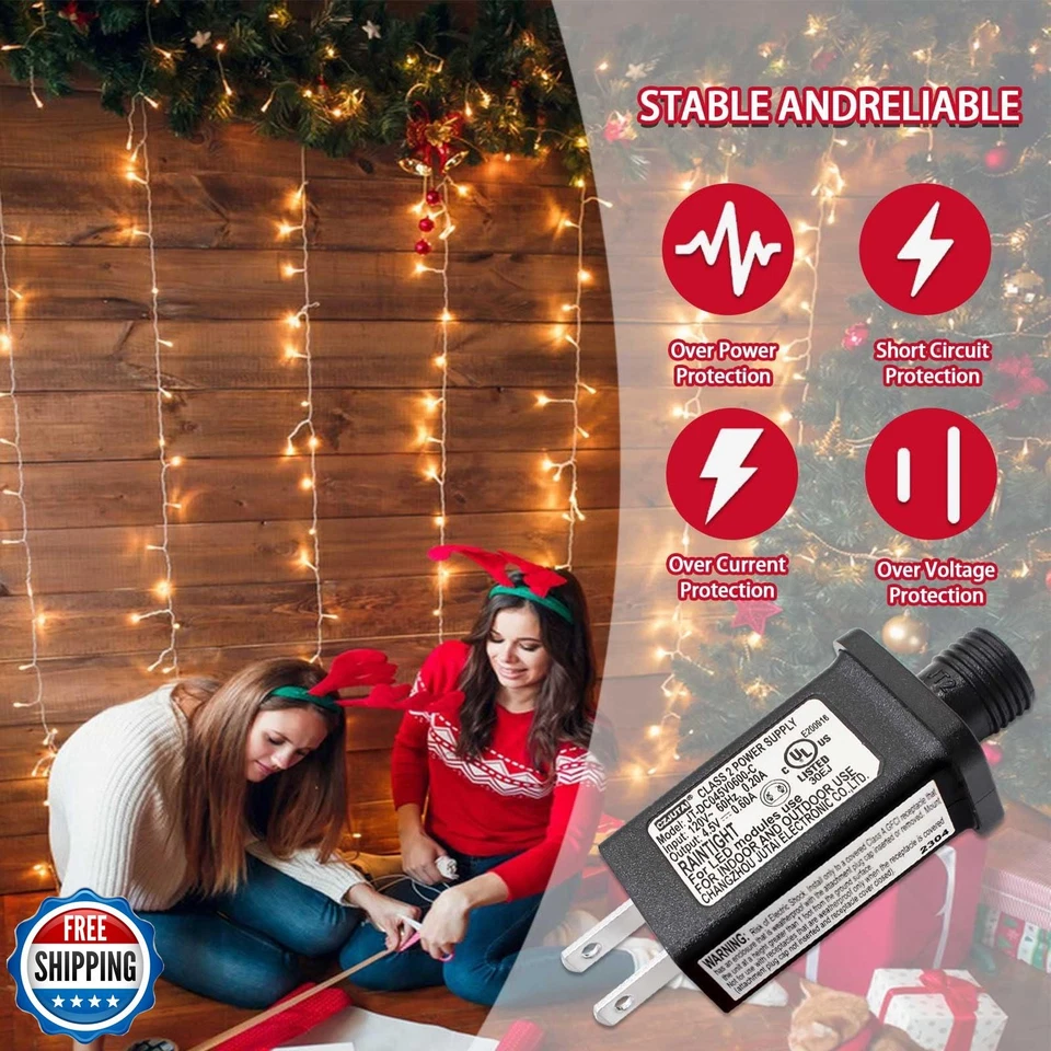 Airoads 4.5V 0.6A LED Transformer IP44 Class 2 Power Supply for LED Lights - Image 3 of 4