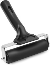 1 Pack Rubber Brayer Roller for Printmaking Durable Ink Roller 4 Inch