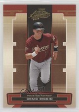 2005 Playoff Absolute Memorabilia Retail Craig Biggio #9 HOF 02v3