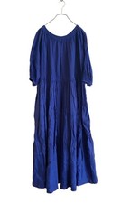 Nest Robe Linen Dress with Gathered Sleeves Lightweight, Used