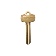 STANLEY  Key Blank, Type TD,Brass 52VT76
