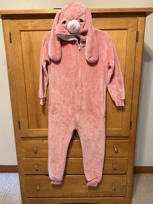 HERE COMES PETER COTTONTAIL ONE PIECE PINK BUNNY KIDS SIZE 10-12 - Image 1 of 4