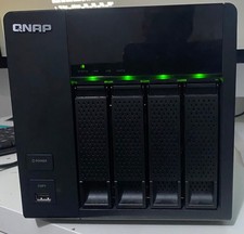 QNAP TS-412 4-Bay NAS + 4x 3TB Hitachi HDD (12TB) Boxed – FREE Delivery