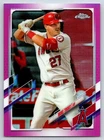 2021 Topps Chrome Mike Trout Pink Refractor #27