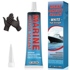 Marine Sealant, Permanent Marine Adhesive, Waterproof Bonding and Sealing, UV Re