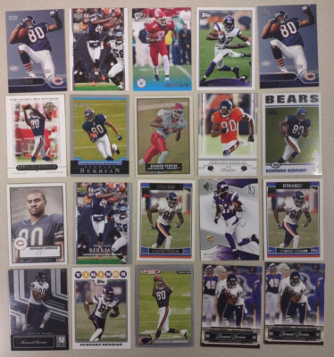 20 Card Lot of BERNARD BERRIAN w/ROOKIES! NFL Bears Must for Collector FREE S&H!