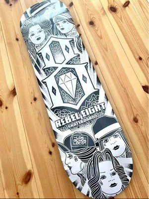 Rebel Eight スケートボードデッキ Mike Giant Rebel8 Rebel Eight スケートボードデッキ Mike Giant Rebel8