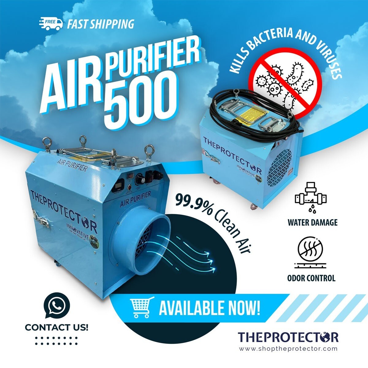 Air Purifier HEPA filter Air Cleaner Large Room UV Light Smoke