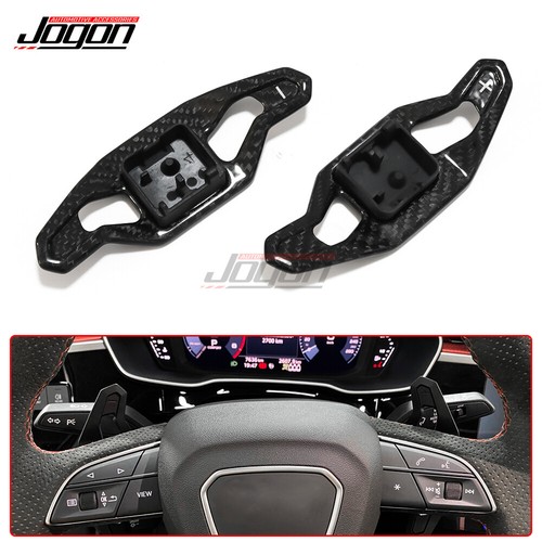 2019-2022 For AUDI Q8 SQ8 RSQ8 S line Sport Carbon Steering Wheel Paddle Shifter - Foto 1 di 9