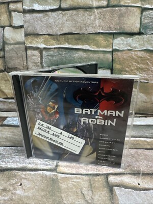 KID RHINO BATMAN & ROBIN AN AUDIO ACTION- ADVENTURE CD-ROM NM