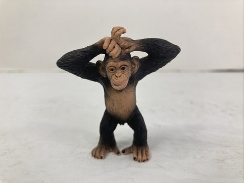 Schleich SCHIMPANSE JUGENDLICHES Baby 2012 Tierfigur Schimpanse Rentner