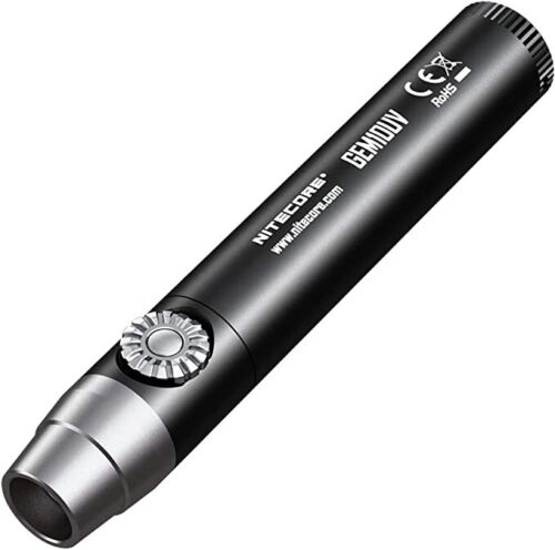 Nitecore GEM10UV Gem Identification Flashlight with Ultraviolet LED, Black - Picture 1 of 5