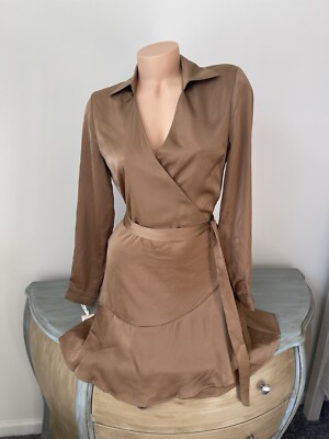 mariana mini dress Mariana Backless Mini Dress Brown / S