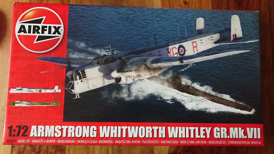 Airfix A09009 Armstrong Whitworth Whitley GR.Mk.VII Plastik Modellbausatz 1:72 NEU