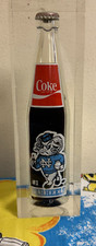 Coca Cola Bottle LUCITE U of NORTH Carolina 1982 Champions MJ VTG