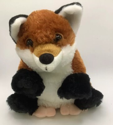 Wild Republic RARE Switch A Rooz Sly Fox & Screech Owl 2 in 1 Toy Reversible Vgc